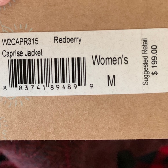 PRANA Women’s Caprise Jacket Redberry Medium NWT - Picture 7 of 7